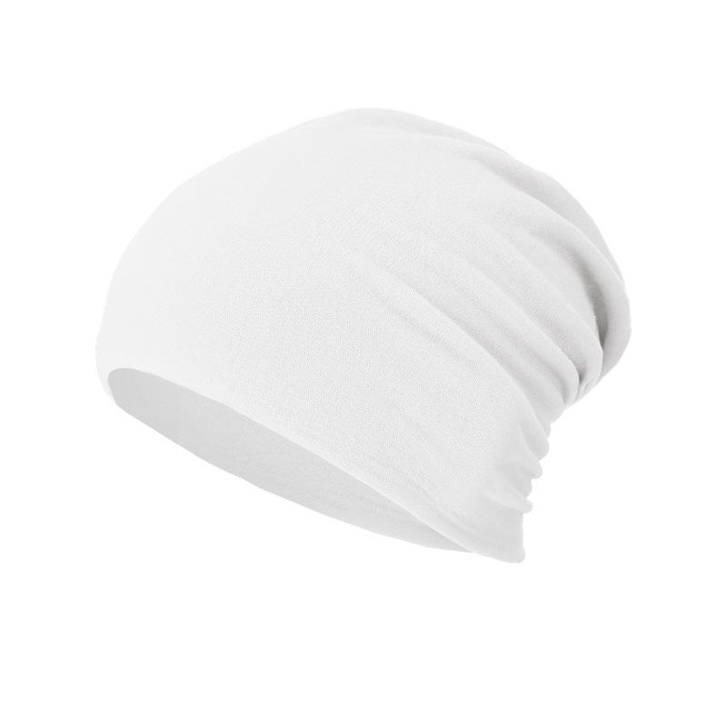 All-Season Knit Pile Hats: Solid Color, Double-Layer, Versatile Beanies for Comfort and Style