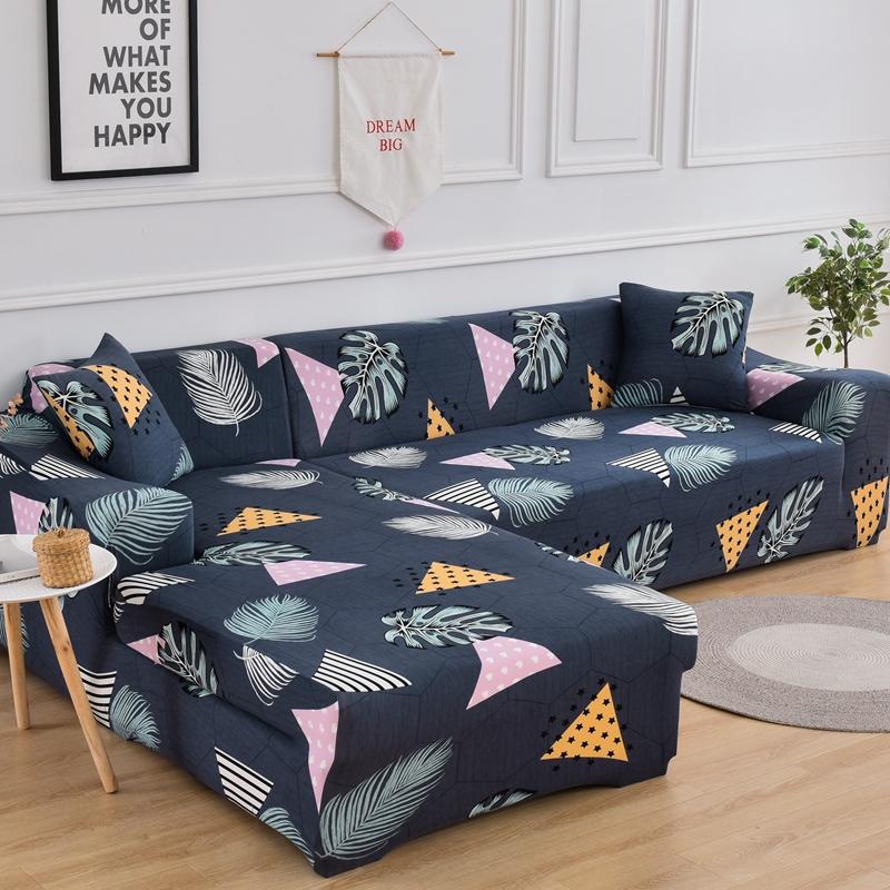 Geometric Sofa Cover Couch Coverastic Sofa Covers For Living Room Corner L Shaped Chaise Longue Armchair Sofa Slipcover