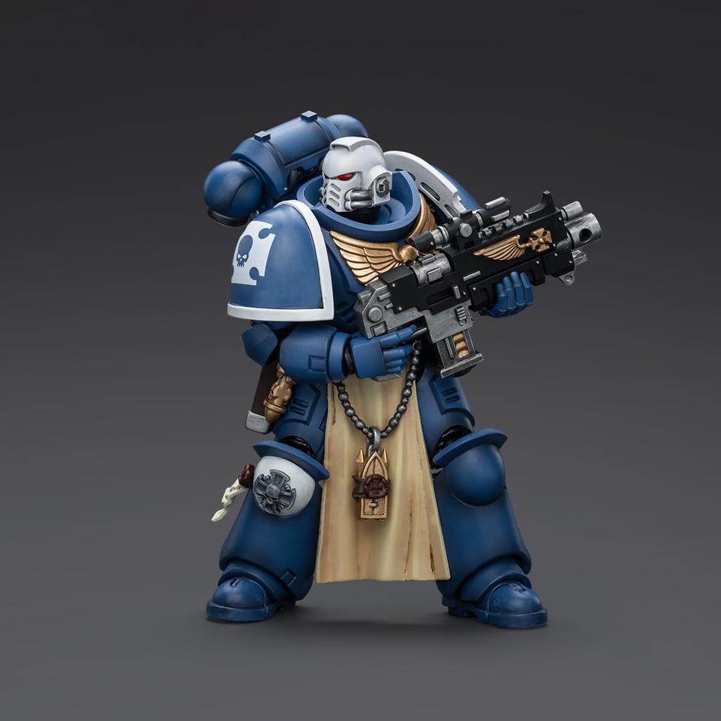 JOYTOY Warhammer Ultramarines Sternguard Veteran Rifle Action Figure Game 40k 40,000 (Bolt Equipped)