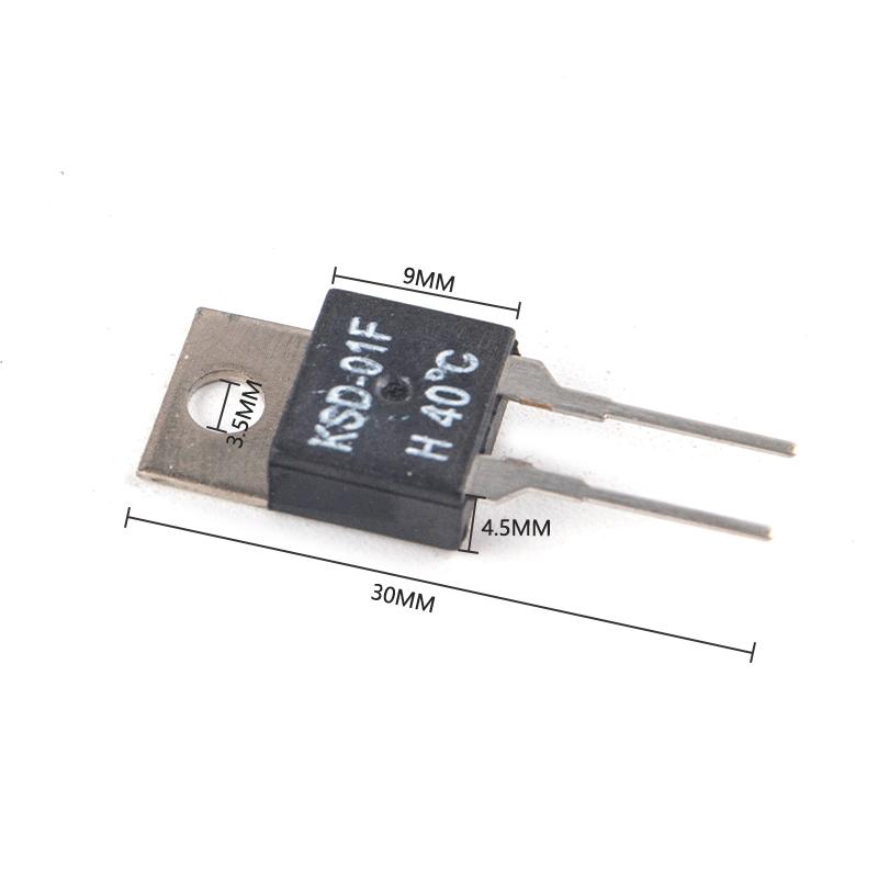 20-80℃ Nc Normálně Zavřený No Normálně Otevřený Tepelný Spínač Teplotní Senzor Termostat Ksd-01F Juc-31F