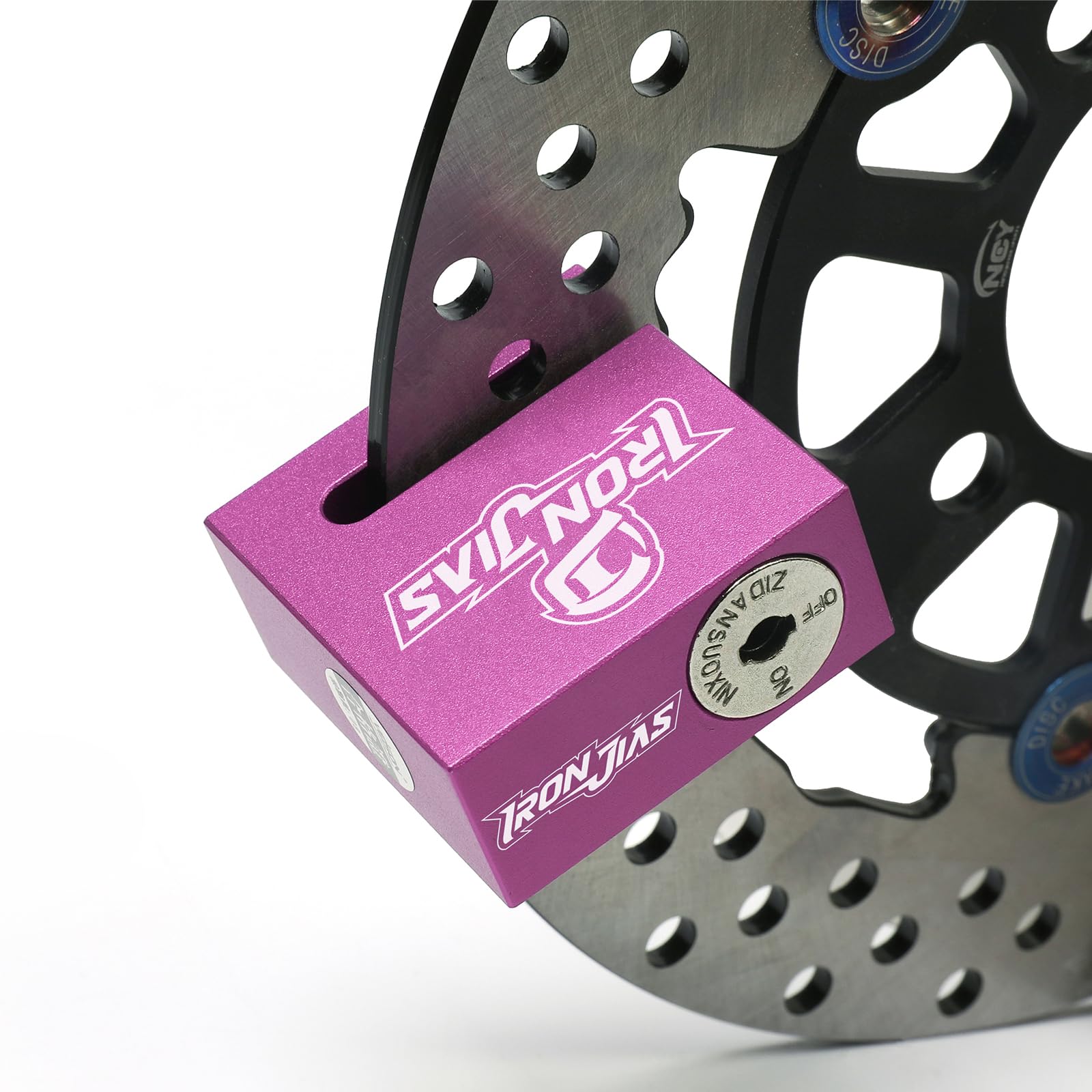 

IRON Motorcycle Disc Bike Disc Brake Bike Security Lock Lock Reminder Bike Bicycle Theft Set of 2 Keys JIA S Lock, Lock, Key, Lock, [Disc 1.5m] Dial,