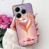 Cover For Tecno Spark 20 Pro Plus Back Bumper Spark 20Pro 20C Colorful Butterfly Flower Painting Phone Case Black Soft Silicone