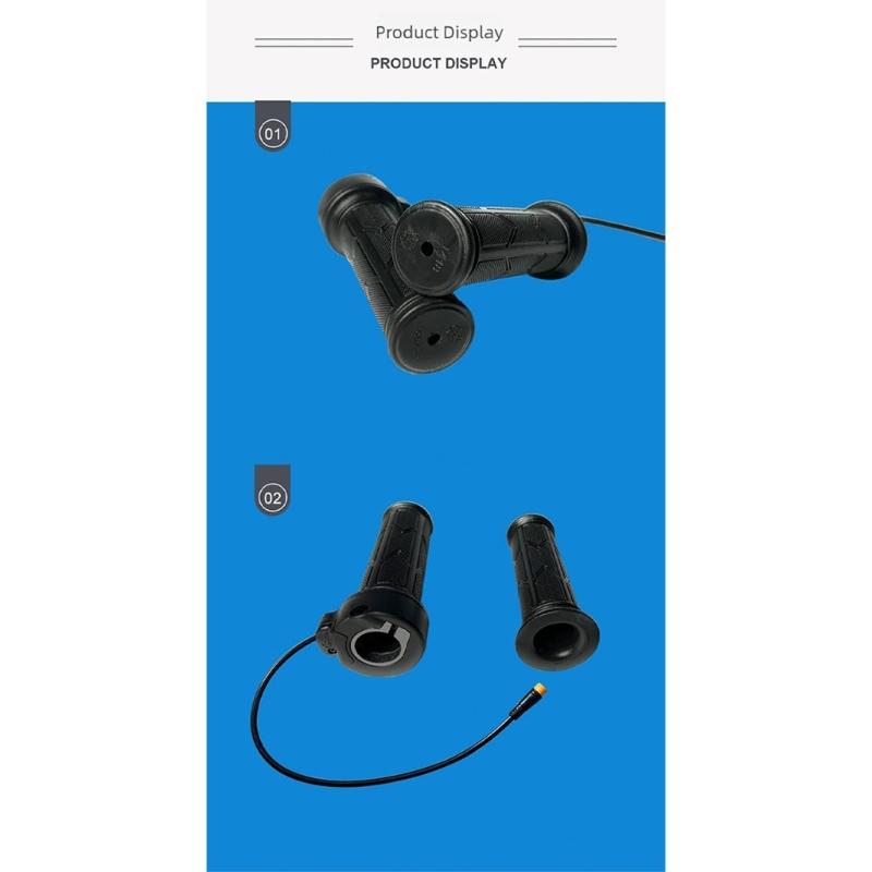 Right Handle Throttle Bicycles Electric Bike Twist Throttle Grip ABS Material Tool Free Installation Ergonomic Design