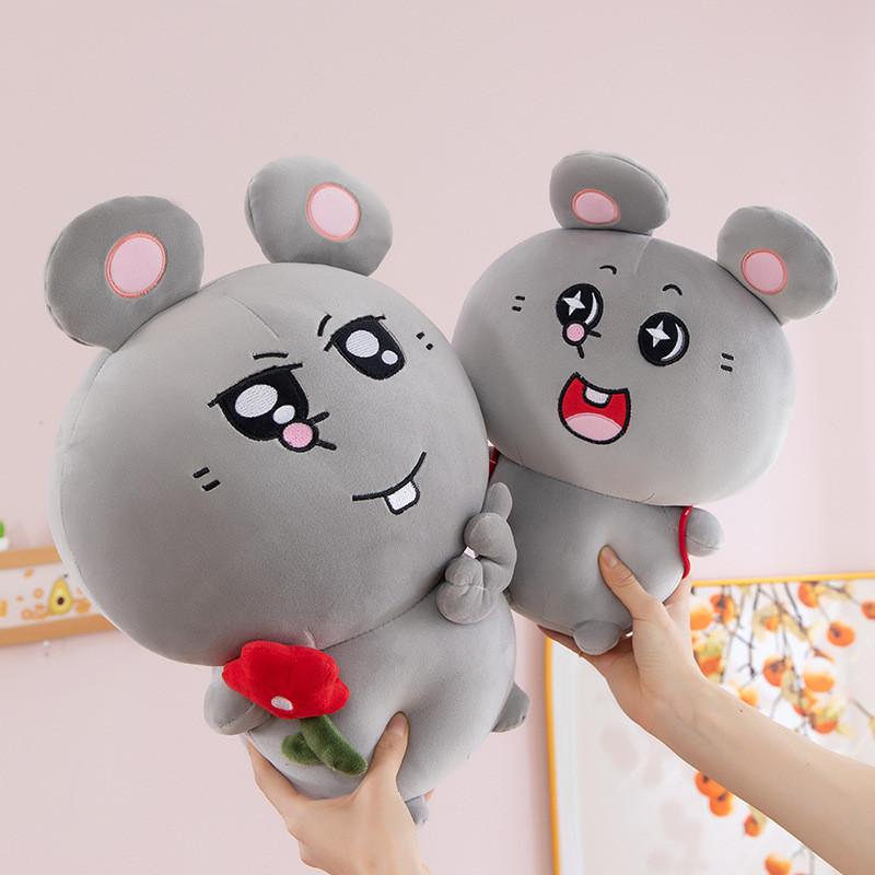 Mouse Plush Backpack Toy Rose Animal Stuffed Doll Soothing Pillow Gifts Animal