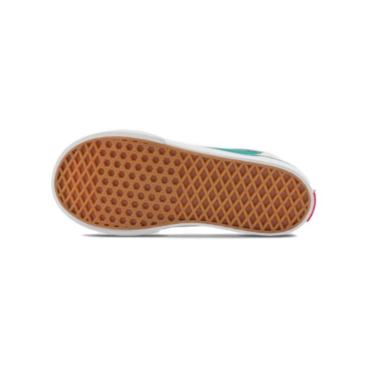 Vans Soft And Comfortable Low-Top Kids Skate Shoes Baby Sneaker Green VN000D1CGRN