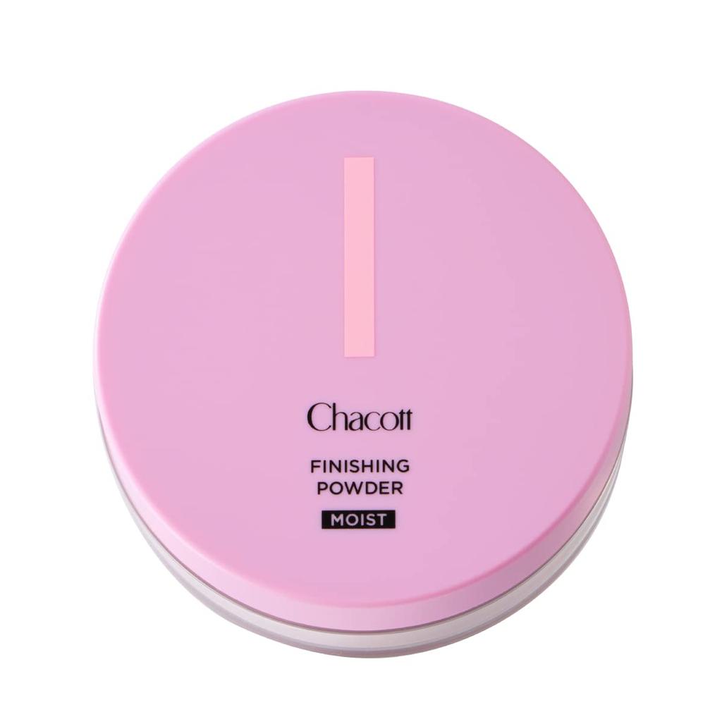 Chacott Finishing Powder Moist C, 10g mit Puderquaste, Farbkontrolle, Feuchtigkeitsspendend, Farbe: 768 Klares Lila