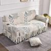 1 2 3 4 Seater Nordic Flowers Stretch Sofa Covers Elastic Spandex Sofas Skirt Cover for Living Room Universal Couch Slipcovers