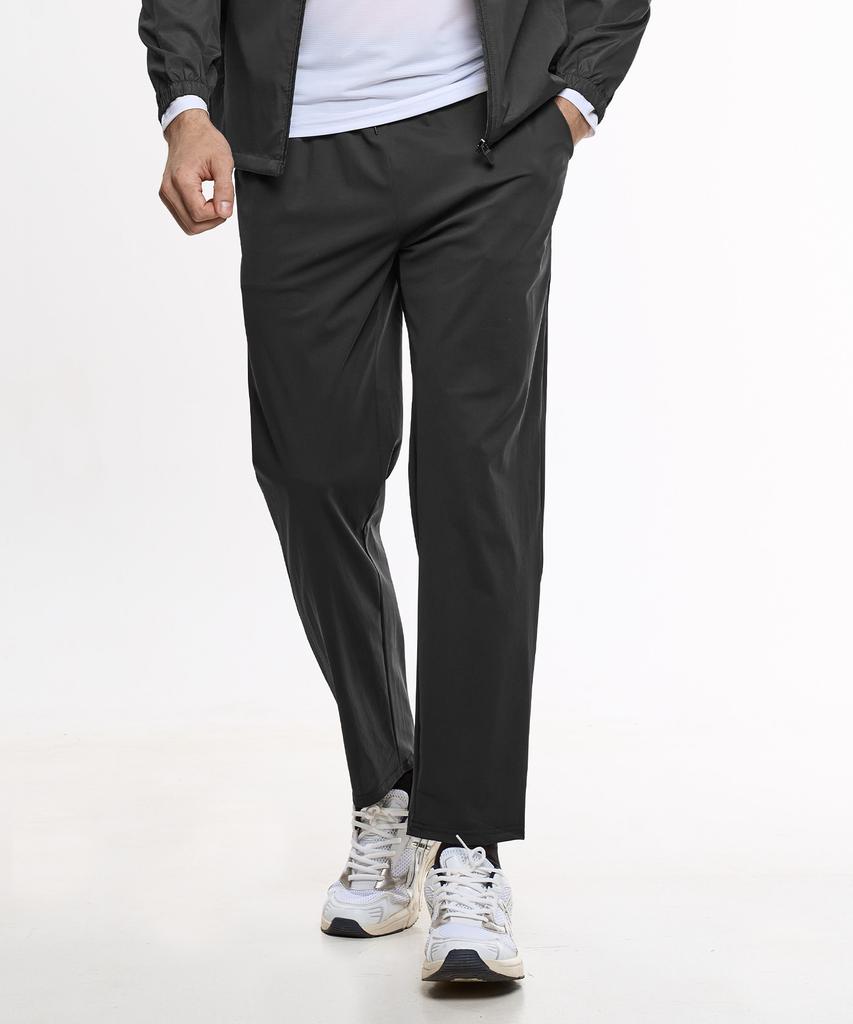 EZBUY Ice Bucket Men'S Tricot Plain Elastic Waist Pants 4 Colors (Type B)