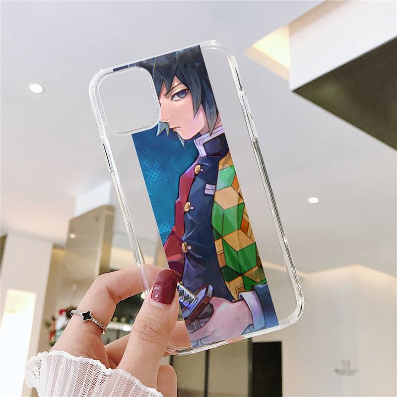 

Чехол для телефона Demon Slayer аниме Япония, прозрачный мягкий чехол для iphone 12 11 13 7 8 6 s plus x xs xr pro max mini iphone13promax