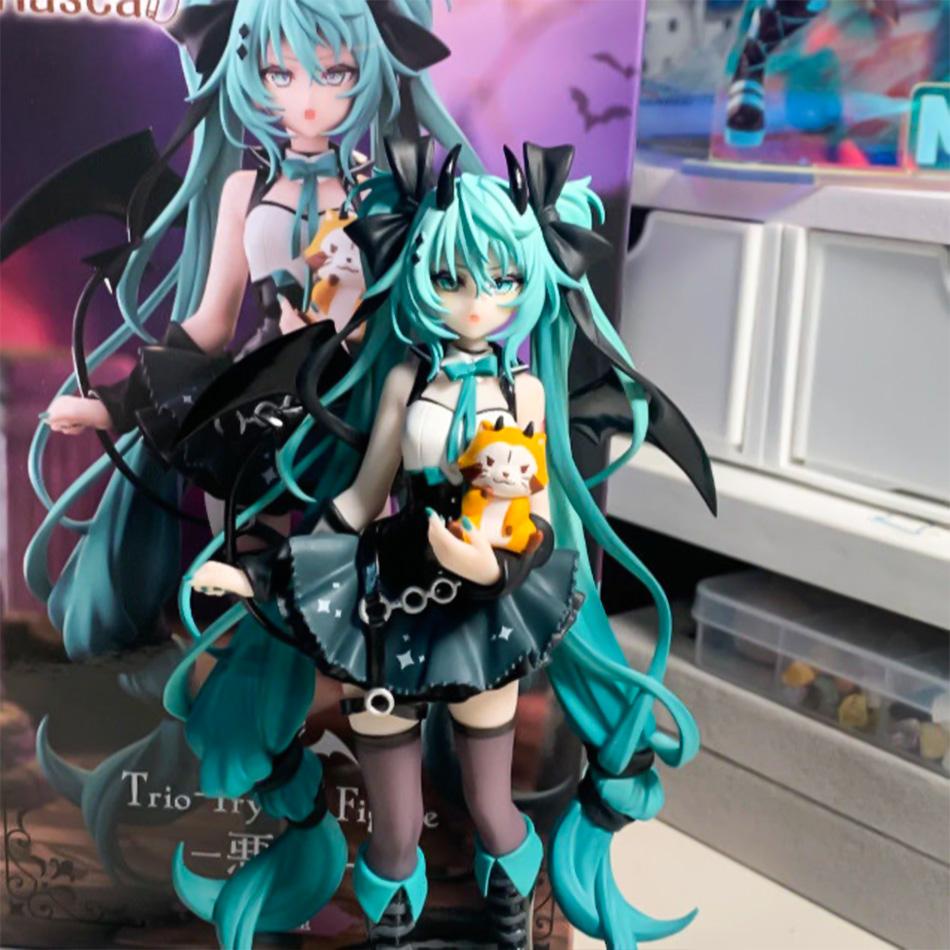 Anime Fashion Hatsune Miku Cheerleader Action Figurine Kawaii Girl Collection Ornament Model Toy New Year Gift Hot PVC Kid Friendly Entertaining Fun