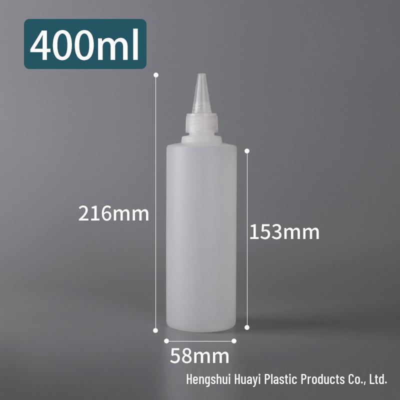 PE Dropper Bottle with Pointed Mouth for Glue and Pigment Dispensing
