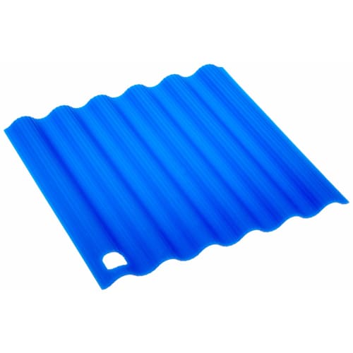 

Suncraft Silicone Pot Holder, Lid Opener, Hot Mat, Blue