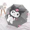 1pc Gothic Kuromi Round Sticker Umbrella with Plastic Handle,Suitable for All Seasons Home Travel Outdoor UmbrellaSanlio605