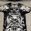Sommer Herren T-Shirt Personalisierte Totenkopf Druck T-Shirts Bequemes Rundhals T-Shirt Outdoor Street Style Top Lässige Damenbekleidung