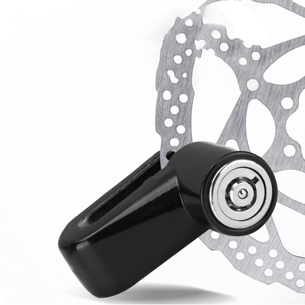 Lacăt Disc Frână Bicicletă Montană Metal Anti-Furt cu 2 Chei Lacăt Disc Frână Motocicletă pentru Bicicletă