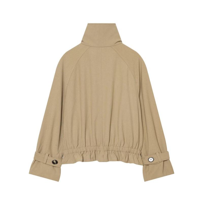 Womens Vintage Style Tailored Blazer Streetwear Double-Breasted Loose Fit Everyday Outerwear