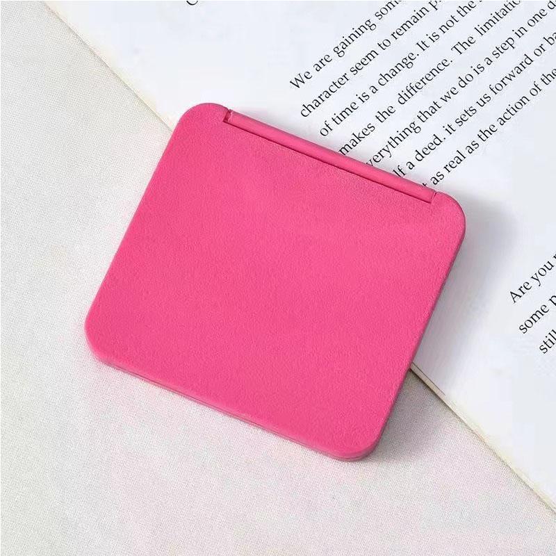 Double-Sided mini Pocket Mirror 2-Face Mirror Hand portable Girl'S Gift Lash Mirror Multiple Colors HUAZJ13