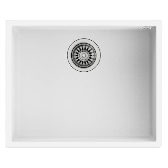 

Sink - TEKA - Square 50x40 - Tegranite - White - Undermount білий