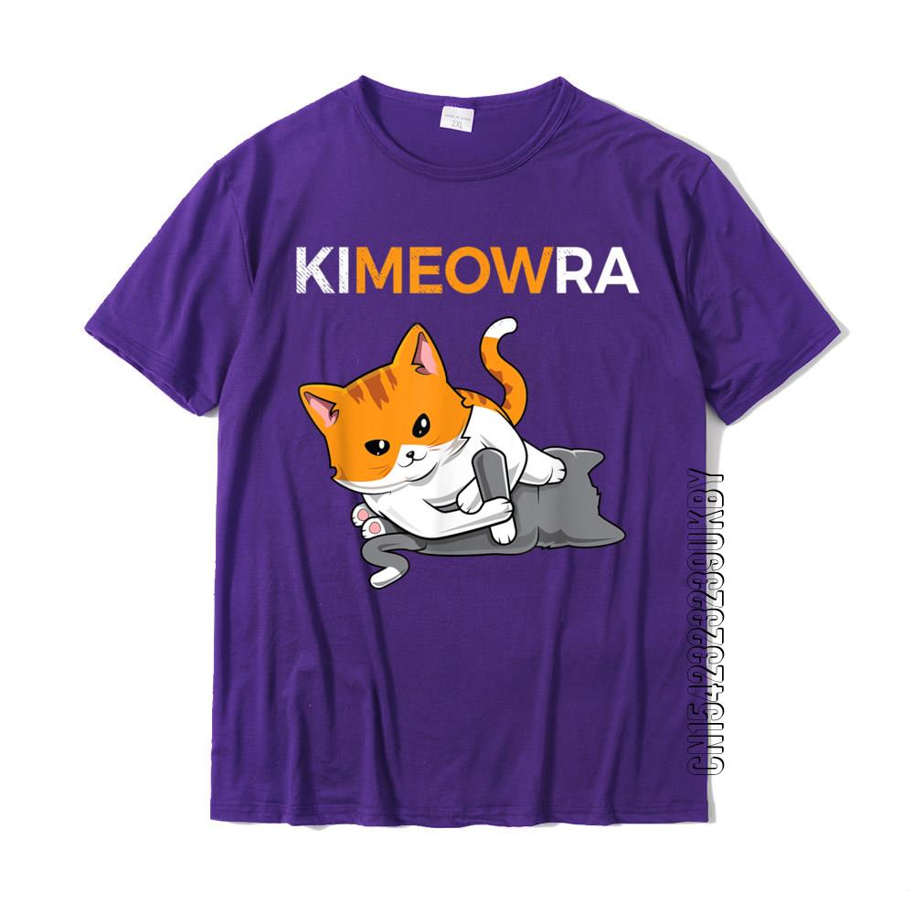 Jiu Jitsu Kimura Cute Kawaii Cat Funny BJJ T-Shirt Hip Hop Top T-Shirts T Shirt For Men Wholesale Cotton Party T Shirt