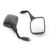 Black Rearview Side Mirrors For Suzuki GW250 Inazuma 14-17 DL250 V-Strom 06-18