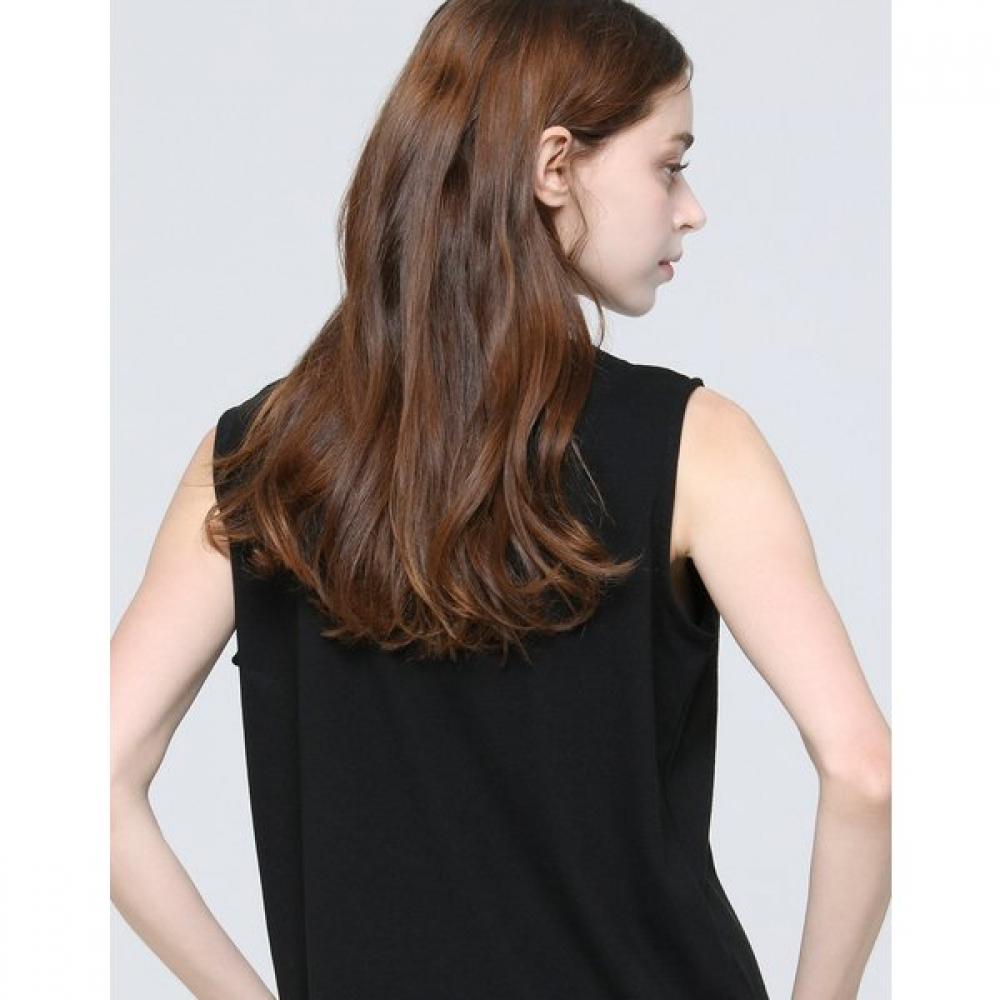 SON JUNG WAN Sleeveless Flower Patch Lettering Zdh6262071