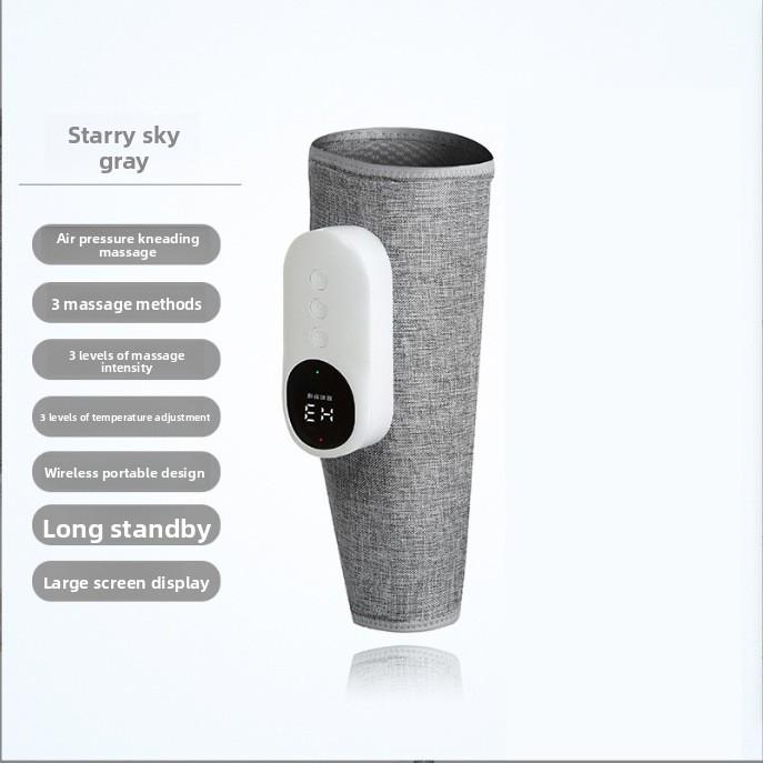 Electric Air Compression Leg Massager with Heat Vibration EMS Therapy for Circulation and Pain Relief