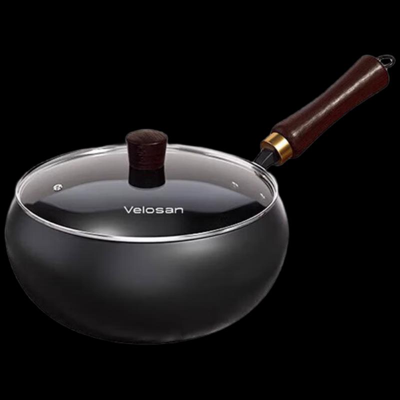 VELOSAN 24cm Uncoated Cast Iron Wok