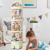 Stuffed Animal Storage Tube Kids Plush Doll Clear Storage Tubes Stackable Soft Toy Organizer Home Organization