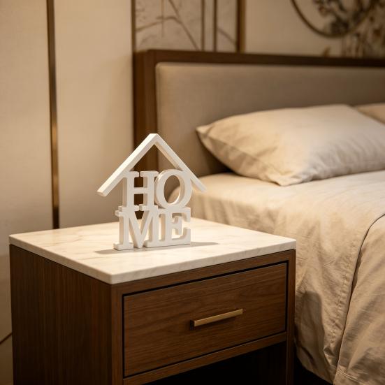 Letrero de Mesa para el Hogar Impreso en 3D, Letrero de Letras Moderno Independiente para el Hogar, Letrero Decorativo de Palabras para Mesa, Regalo de Inauguración para Casa Nueva