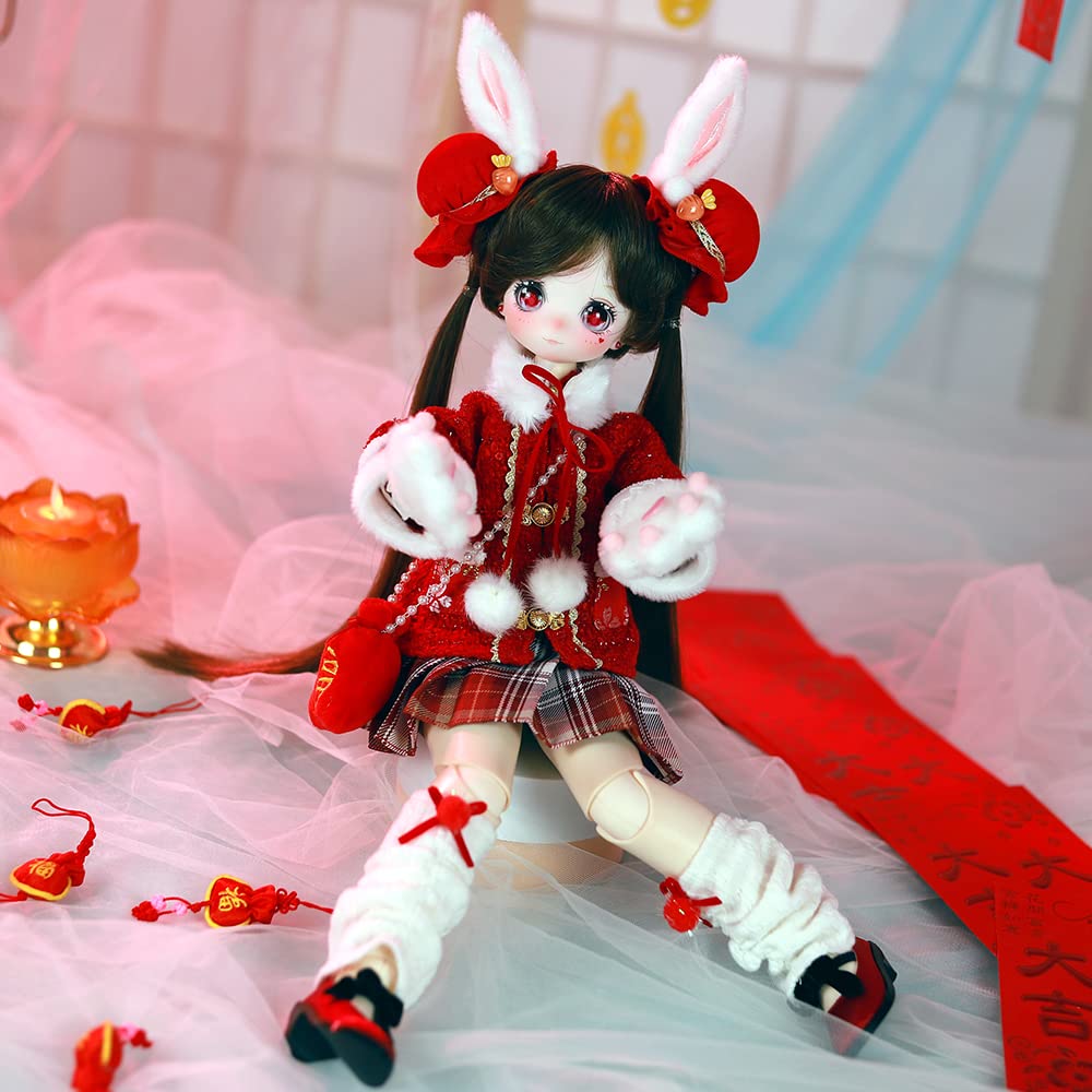 ICY Fortune Days Scale BJD Doll Anime Style Painted Movable Figure 1/4 (Red)