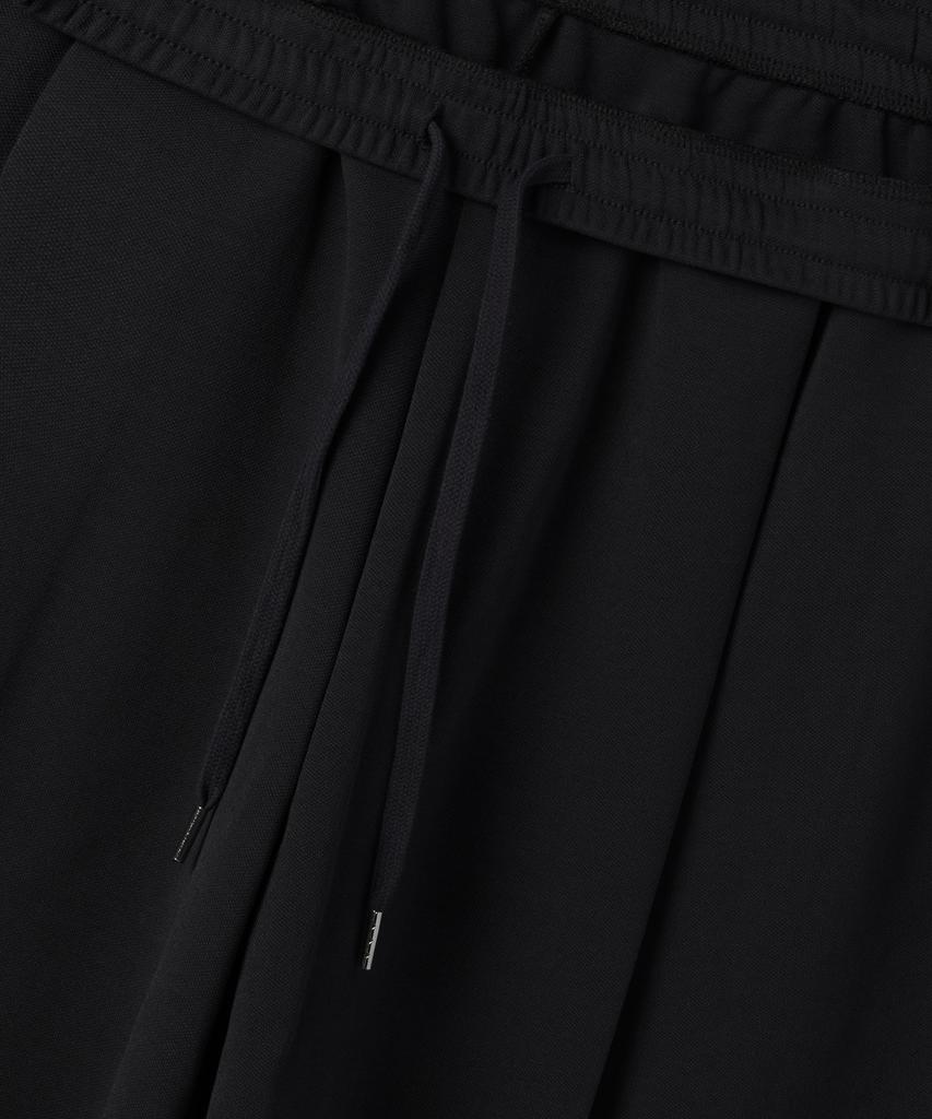 MUSINSA STANDARD Double Knit One-Tuck Wide Lounge Sweatpants [Black]