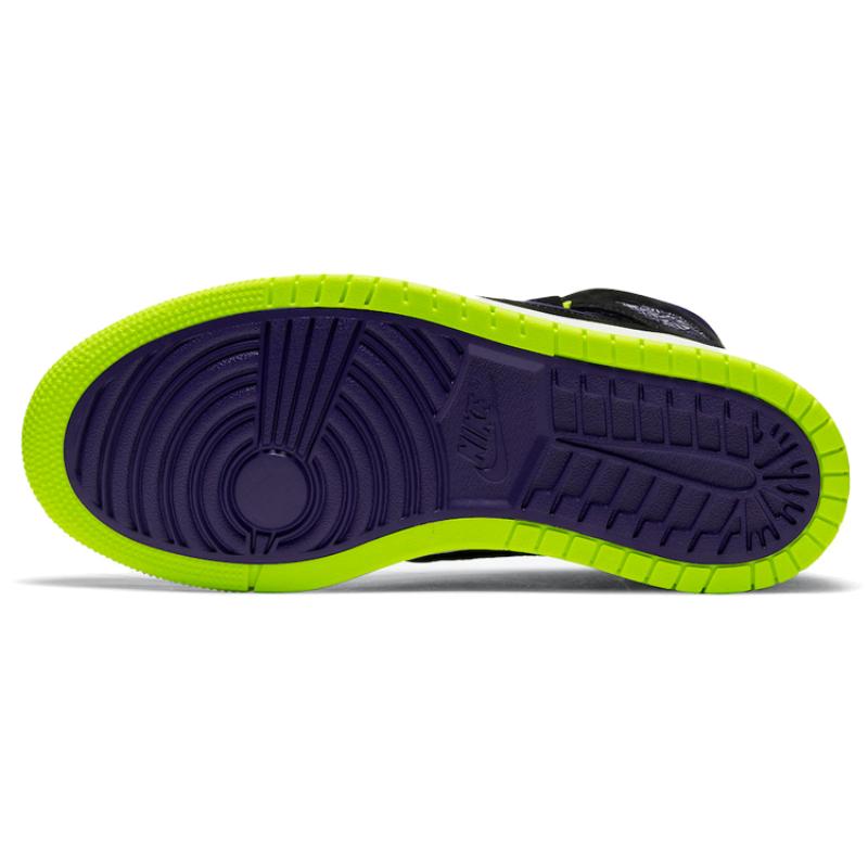 Jordan 1 High Zoom Air Cmft Black Court Purple Lemon Venom Women's Jordan CT0979-001