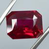 Natural Red Ruby Loose Gemstone 10.80 Ct Emerald Shape for Jewelry Making and Gem Collections