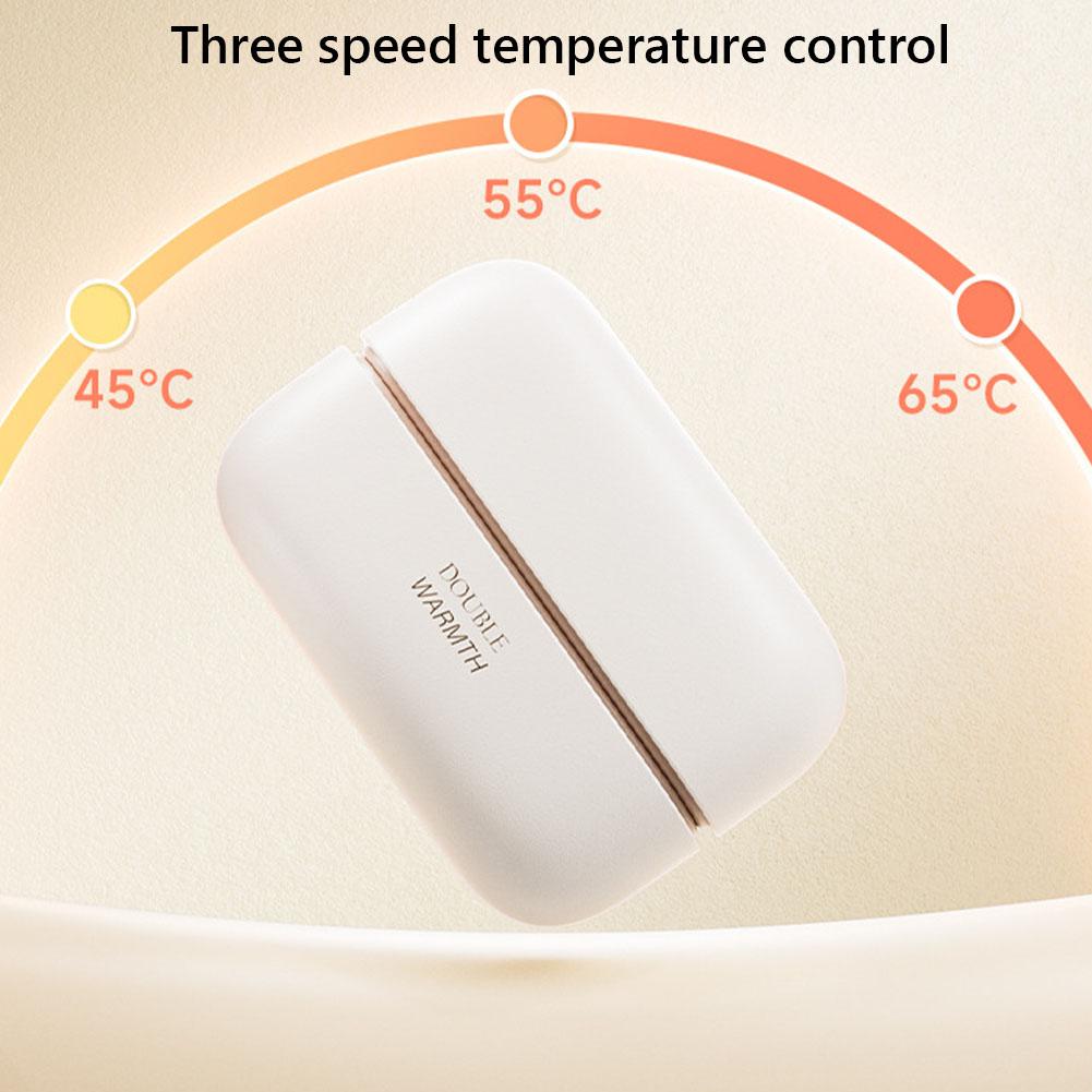 New Magnetic Hand Warmers 2 In 1 Rechargeable Portable Mini Handwarmers Long Lastin Safe Heating Warmer Pocket Heater Winter