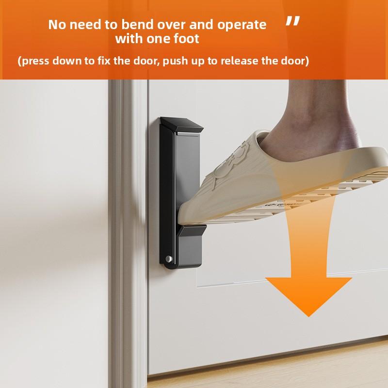 Heavy-duty Folding Door Stopper Door Entrance Windproof Door Gap Stopper Anti-collision Safety Door Blocking Door Top Door Device