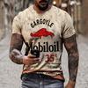 3D Digitaldruck T-Shirt Teenager Herren Kurzarm Oberteil Vielseitig Atmungsaktiv