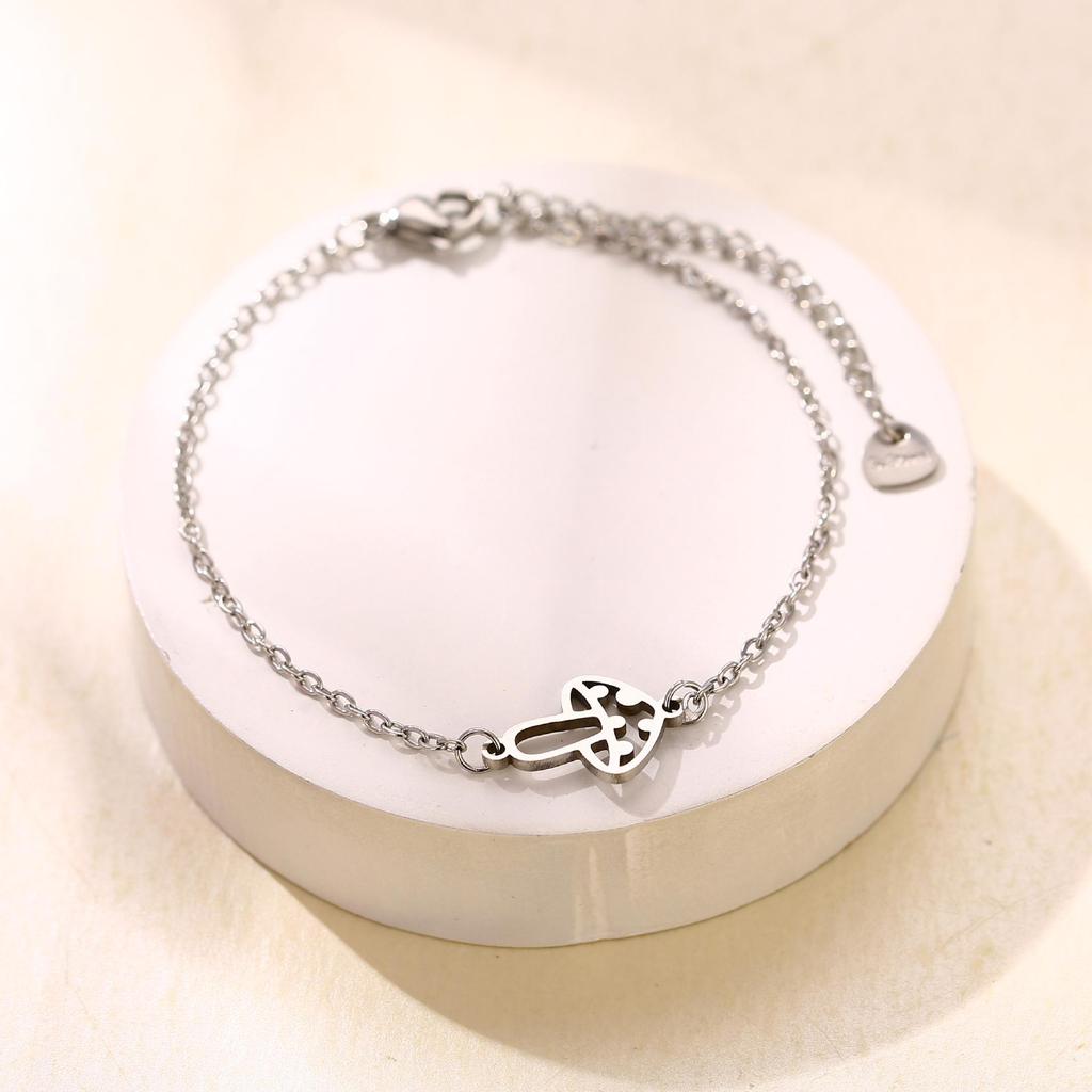 Stainless Steel Animal Fruit Bracelet - Kitten, Puppy, Strawberry Design