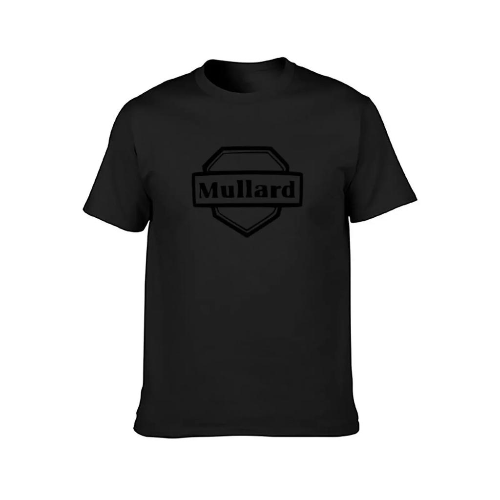Mullard Vacuum Tube Logo T-Shirt Anime Essential T Shirt Vintage Anime Shirt Vintage Graphic Tee Heavy Weight T Shirts for Men