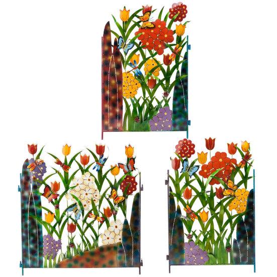 Beautiful Garden Fence Panel Exquisite Workmanship Iron Ornamental