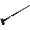 KONYO Daigoro Black Hammer with Fiberglass 8 Lbs Double-Ended Handle, 12318, (3.6 Kg)