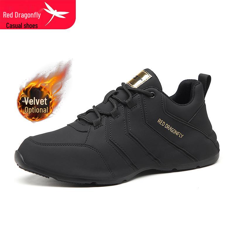 Red Dragonfly Men s Winter Warm Waterproof Non-slip Thick Sole Height-Boosting Casual Shoes. 40