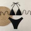 2026 European and American Women's Sexy Split Strap Bikini Swimwear