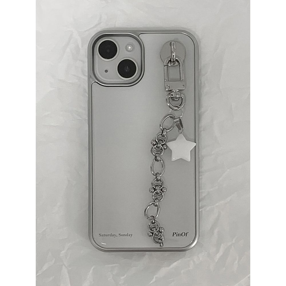 PinOf White star keyring