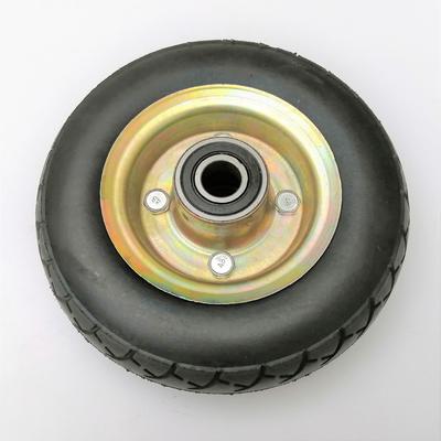250-4 Industrial Swivel Caster Wheel with 204 and 202 Bearings, Color-Plated Spokes, 1.8mm Thick, Solid Construction