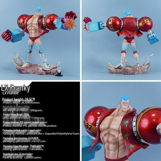 One Piece Double Head Figure: Monkey D. Luffy & Franky Statue (Large Size)