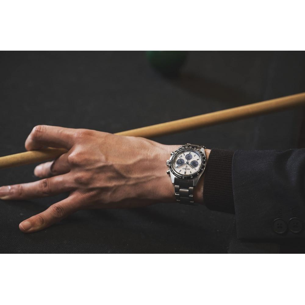 [Seiko Uhr] Prospex SPEEDTIMER Solar Chronograph SBDL085 Herren Silber