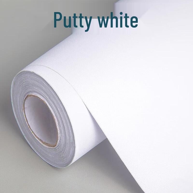 Jingcheng Self-Adhesive Washable White Wallpaper