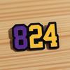 Kobe Bryant 824 Enamel Pin - Basketball Legend Commemorative Badge