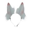 A Handmade Original Cosplay Design Plush Accessories Animal Ears Hair Accessories White Fox Fox Ears Headdress
