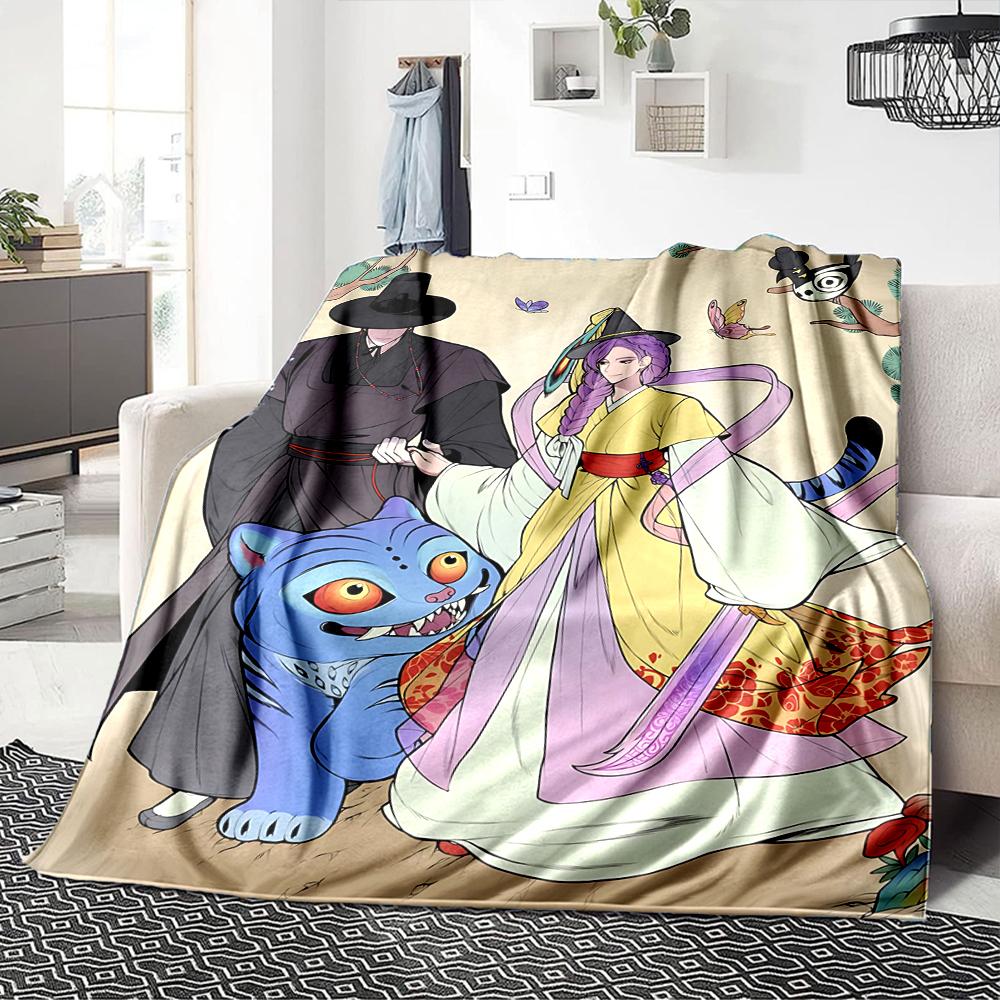 1Pc Fantasy Anime Character Blanket For Couch Bed Plush Cozy Fuzzy Blanket Super Soft Warm Blankets For Fall And Winter 0918201